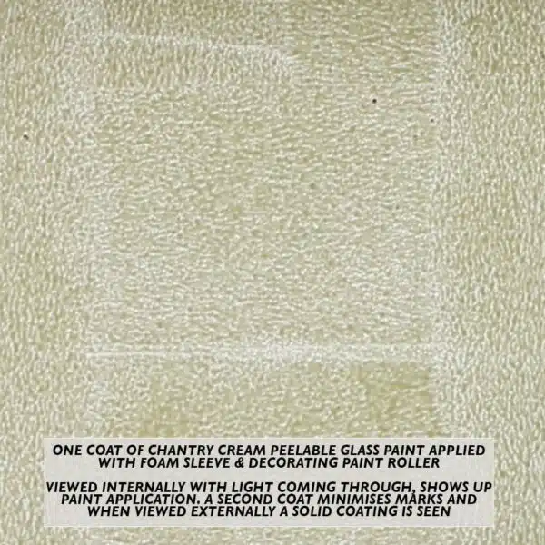 Chantry-Cream-Peelable-Glass-Paint-rollered-on