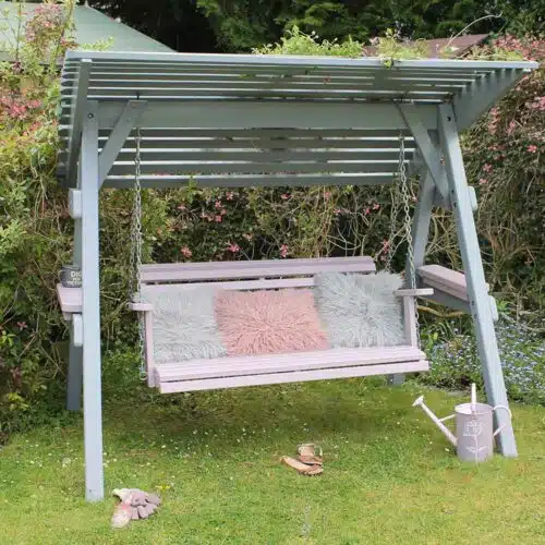 Thorndown-Lead-Grey-and-Rock-Rose-Wood-Paint-on-Zest-Miami-Swing-Seat_2