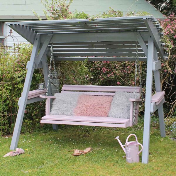 Thorndown-Lead-Grey-and-Rock-Rose-Wood-Paint-on-Zest-Miami-Swing-Seat_3