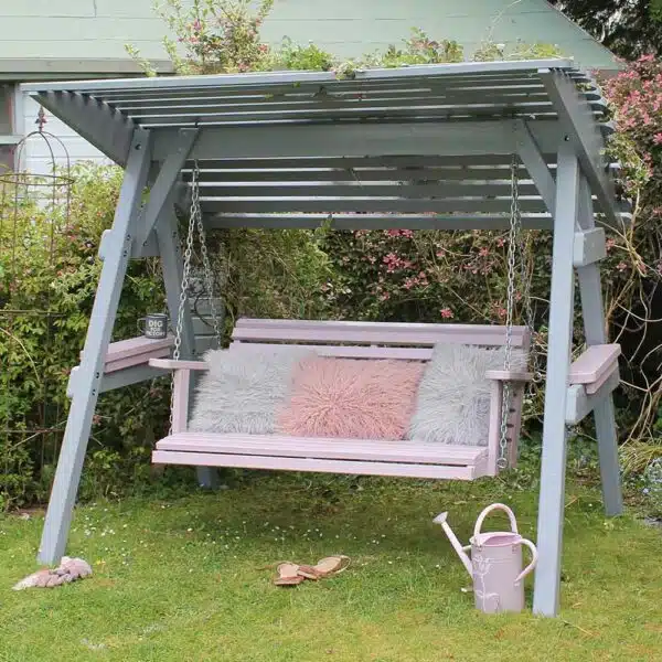 Thorndown-Lead-Grey-and-Rock-Rose-Wood-Paint-on-Zest-Miami-Swing-Seat_3