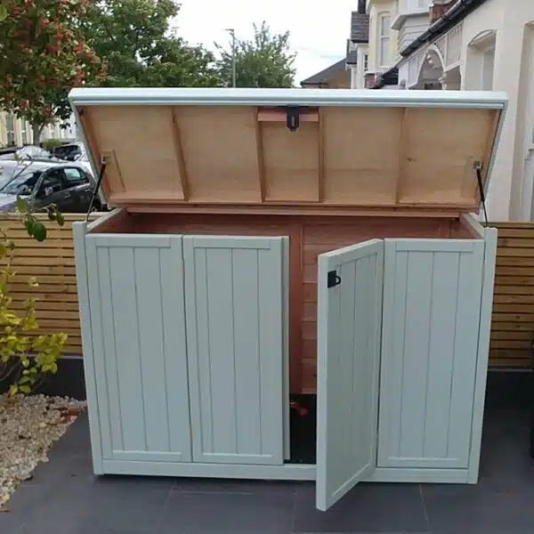Thorndown-Wispy-Willow-Wood-Paint-on-Bike-Shed-Co-store-Bi-folds