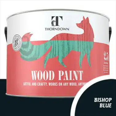 Bishop Blue Wood Paint Tin 2.5 litre Thorndown