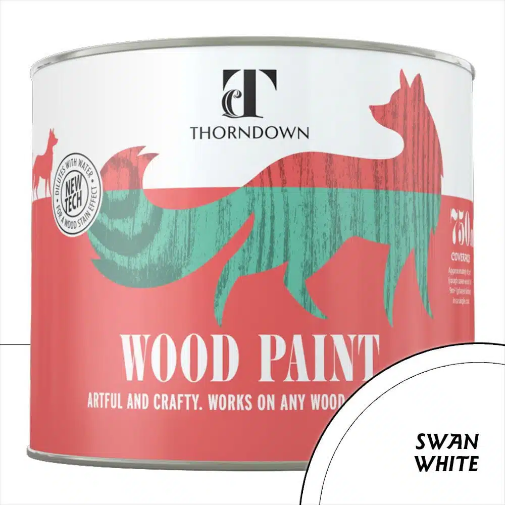 Thorndown Swan-White Wood Paint_750ml