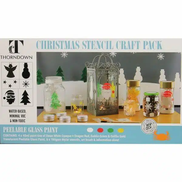 Christmas Stencil Craft Pack from Thorndown