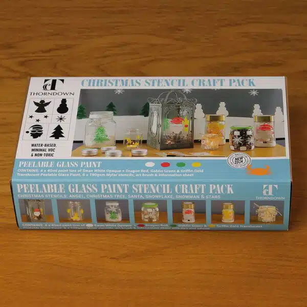 Thorndown-Peelable-Glass-Paint-Craft-Pack-Christmas-Stencil-Edition