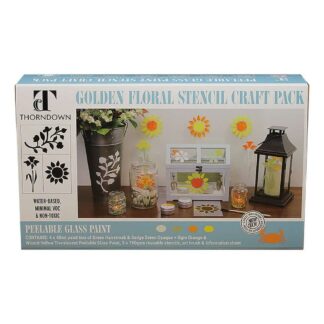 Thorndown-Peelable-Glass-Paint-Golden-Floral-Stencil-Craft-Pack-cutout