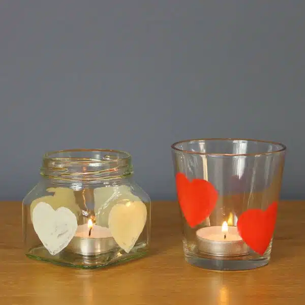 Love-heart-tea-light-holders