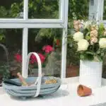 Thorndown-Axe-Blue-and-Whey-White-Wood-Paint-on-trug