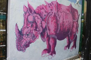 Frank-Harwood_Pink-Rhino-mural_Thorndown-Wood-Paint_w