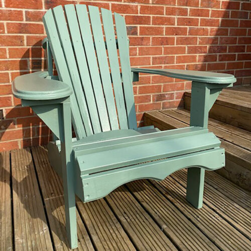 Thorndown-Bullrush-Green-Wood-Paint-on-garden-chair