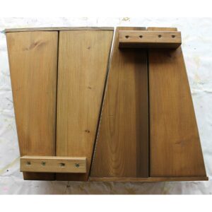 Thorndown-Ash-Wood-Paint-1-coat-left-leg-and-2-coats-right